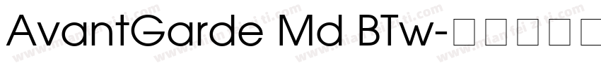 AvantGarde Md BTw字体转换